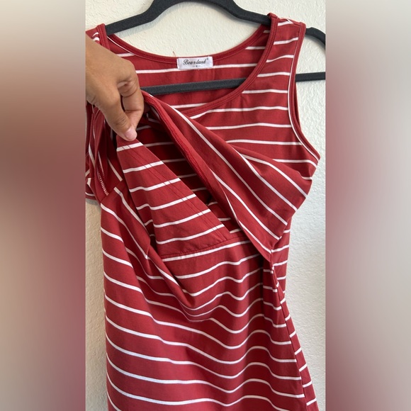 Bearsland Women's Maternity Nursing Tank Tops Sleeveless SZ M - Picture 3 of 7